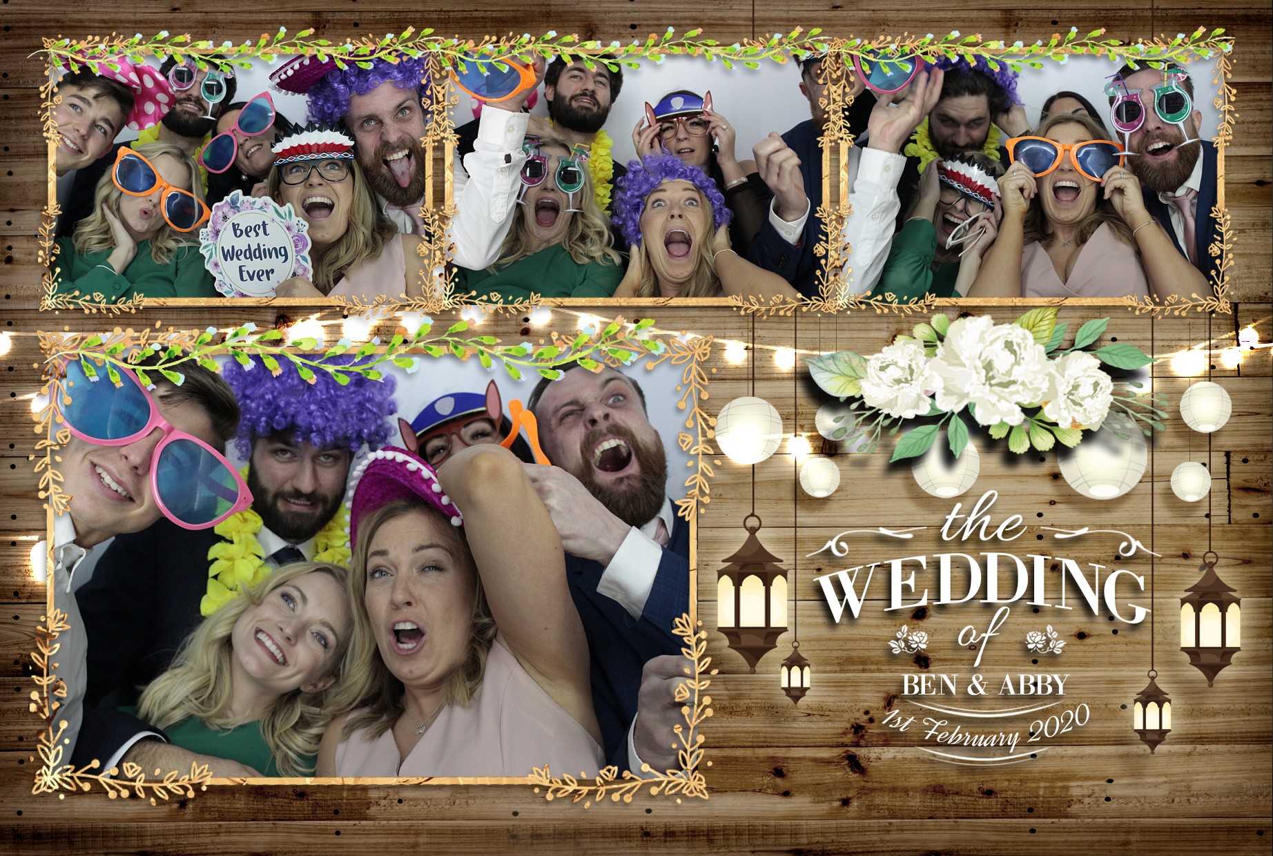 Ben & Abby’s Wedding  | View more photos from the event at gallery.myphotoboothexperience.co.uk/u/MyPhotoBoothExperienceLtd/Ben-Abby’s-Wedding